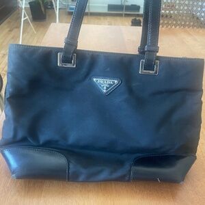 Prada nylon vintage tote bag